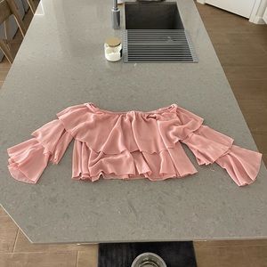 Fashion Nova off the shoulder shirt